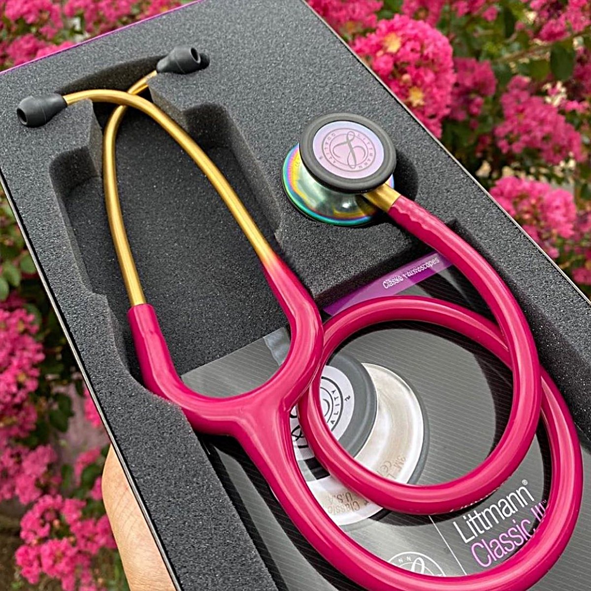 Littmann Classic III Raspberry Rainbow Stethoscope – Original in Pakistan