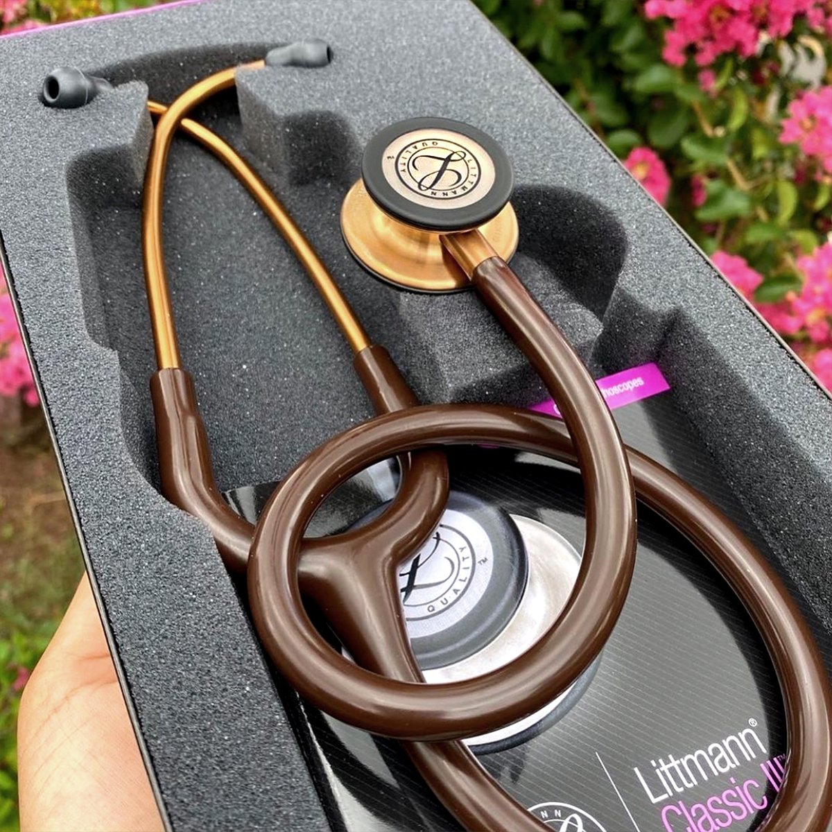 Littmann Classic III Chocolate Gold Stethoscope – Original in Pakistan