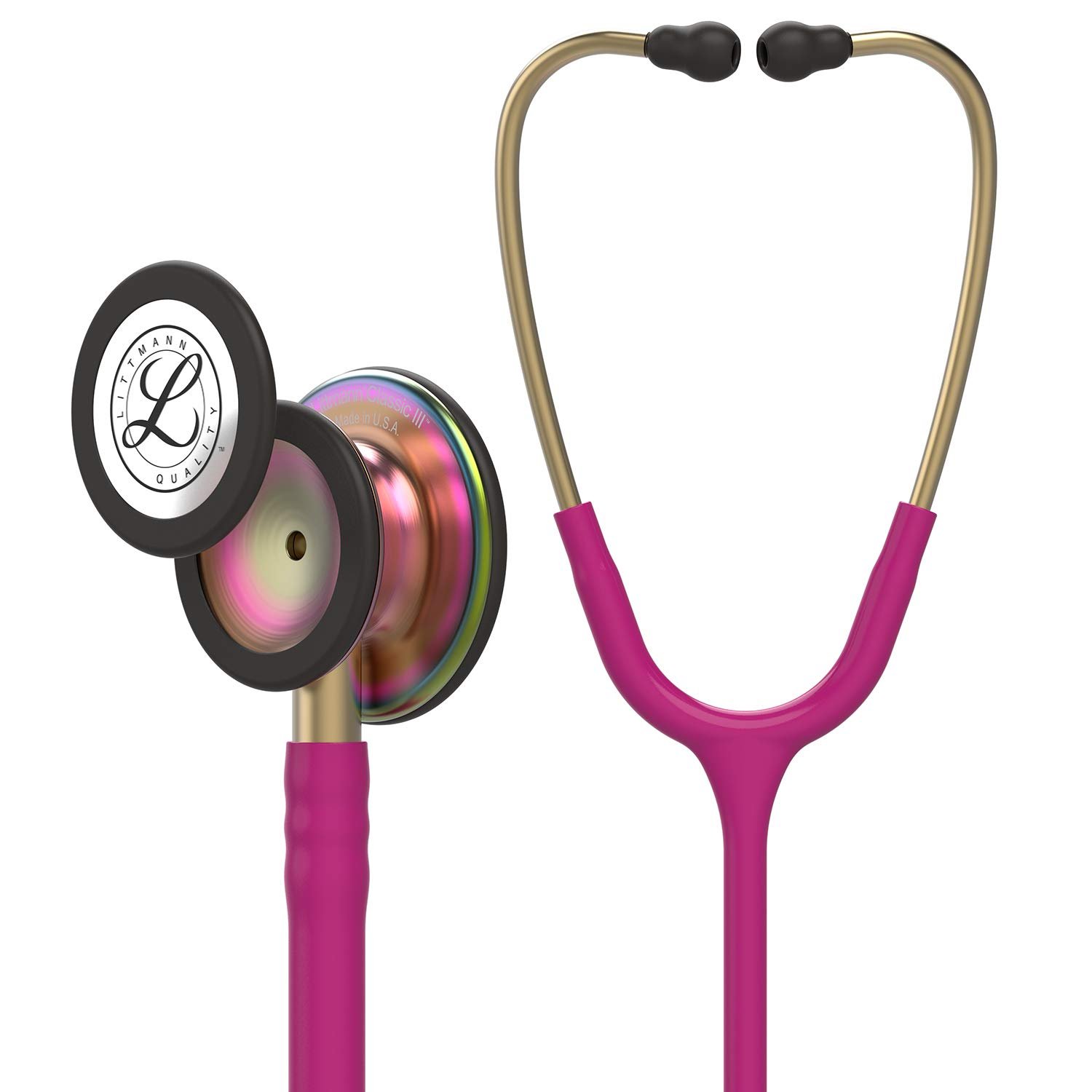 Littmann Classic III Raspberry Rainbow Stethoscope | Buy Authentic Littmann in Pakistan Littmann Classic III Raspberry Rainbow Stethoscope – Original in Pakistan
