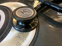 Littmann Classic III Black Smoke Stethoscope with Shiny Black Head – Original in Pakistan