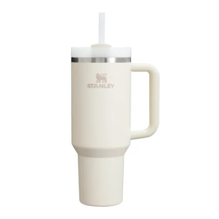 Cream White Stanley Tumbler 40oz – Original Premium Hydration Cup for Doctors, Students & Fitness Enthusiasts in Pakistan | LittmannStethoscopes.pk