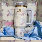 Rosa Beaux Blue Stanley Tumbler 40oz – Limited Edition Hydration Cup for Doctors, Students & Fitness Lovers in Pakistan | LittmannStethoscopes.pk