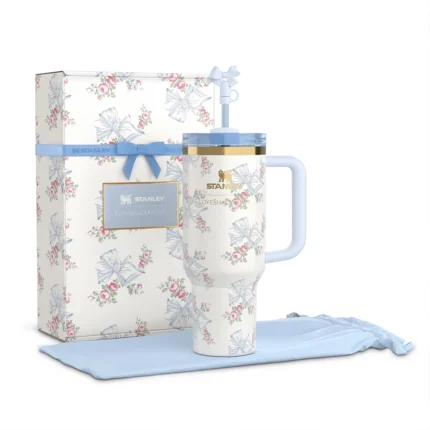 Rosa Beaux Blue Stanley Tumbler 40oz – Limited Edition Hydration Cup for Doctors, Students & Fitness Lovers in Pakistan | LittmannStethoscopes.pk