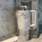 Rosa Beaux Blue Stanley Tumbler 40oz – Limited Edition Hydration Cup for Doctors, Students & Fitness Lovers in Pakistan | LittmannStethoscopes.pk