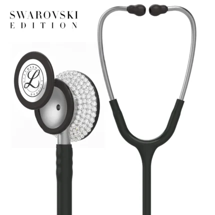 Littmann Classic III Black Swarovski Stethoscope – Luxury Exclusive, Perfect for Doctors, House Officers & Medical Students | LittmannStethoscopes.pk