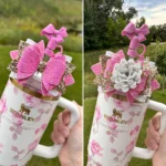 Ribbon Rosa Stanley Tumbler Limited Edition 40oz – Original Hydration Cup for Doctors, Students & Fitness Lovers in Pakistan | LittmannStethoscopes.pk